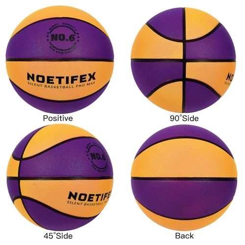 Upgraded Weighted Silent Basketball, High-Density Quiet Indoor Training Ball with Gift Box, Real Bounce Soft Material, Ideal for Home & Apartment Dribbling Practice