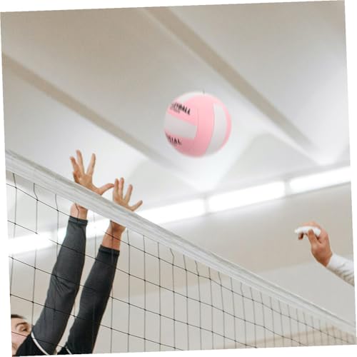 Cabilock Soft Training Volleyball Size 5 Pu Leather Indoor Sports Ball for School Exams and Versatile Practice, Machine-Seamed Soft Volleyball for Youth Training and Competition