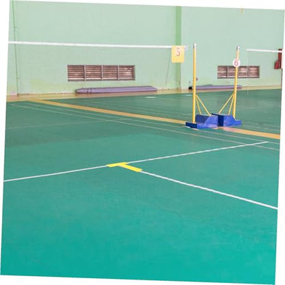 POPETPOP 12pcs Court Marker Kit Durable Weather Resistant Court Tape for Easy Setup Concrete or Grass Enhancing Practice Sessions and Game Experience