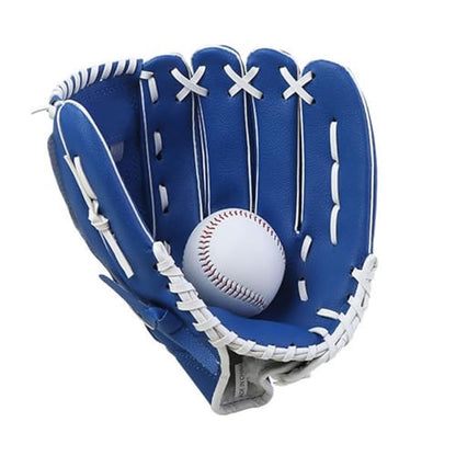 10.5/11.5/12.5 Inch Synthetic Leather Baseball Mitt - Left Hand Deep Pocket Design for Infield Practice, Beginner Softball Glove - color: Brown, size: Small