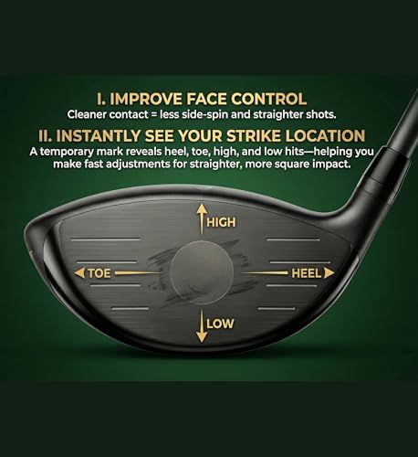 PBJay Slicestick Golf Club Balm Anti Slice and Anti Hook Formula Reduces Side Spin for Straighter Drives and Better Accuracy Clean Easy Application for Drivers Woods and Hybrids