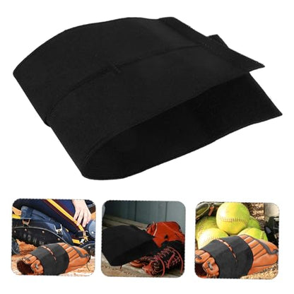 Outanaya Adjustable Baseball Glove Wrap Stretchy Nylon Strap for Comfortable Fit Breathable Open Design Enhances Grip for Catchers Softball Gloves Durable and Flexible Accessory