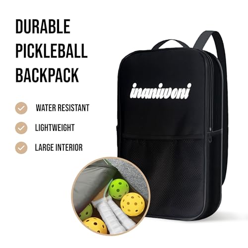 Pickleball Paddles Set of 2 - Fiberglass Surface & Polypropylene Honeycomb Core | Lightweight Pickball Paddles | 4 Pickball Balls and 1 Bag
