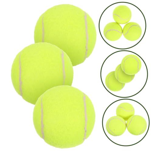 3Pcs Portable Tennis Training Balls for Beginner Self Training Outdoor Practice Suitable for Adults