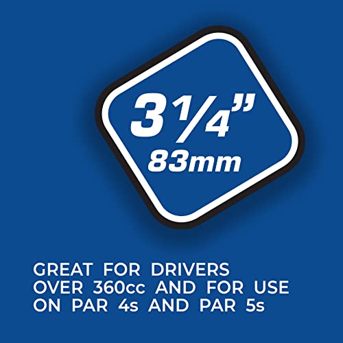 3-1/4" Pride Performance Golf Tee Striped, 100 Count - color: Citrus Orange