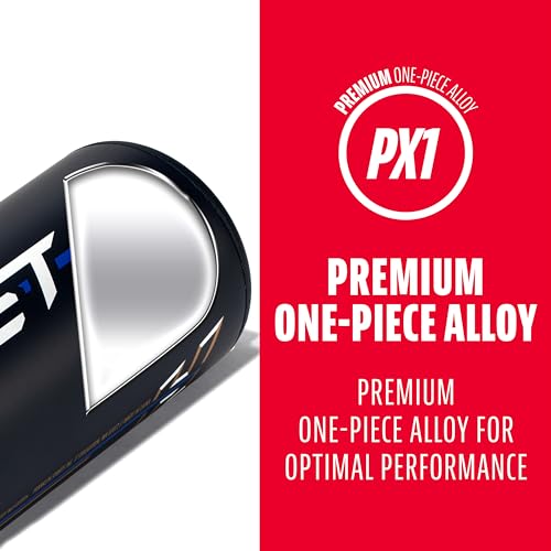 Franklin Sports Youth Baseball Bat - Heist Kids Baseball Bats for Ages 8-12 - 2 5/8" Inch Big Barrel Kids Metal Bat - Youth Drop -9 + -10 Aluminum Bats - USA Baseball - 26" to 30" Bats