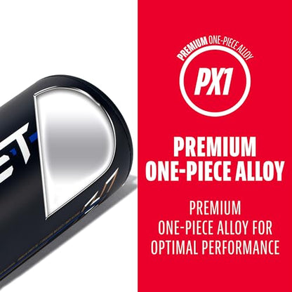 Franklin Sports Youth Baseball Bat - Heist Kids Baseball Bats for Ages 8-12 - 2 5/8" Inch Big Barrel Kids Metal Bat - Youth Drop -9 + -10 Aluminum Bats - USA Baseball - 26" to 30" Bats