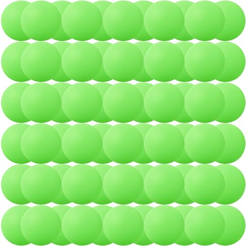40MM Ping Pong Balls, 50 or 80 Pack Assorted Colored Plastic Balls for Beer Pong, Arts and Craft - color: 80pcs-Green