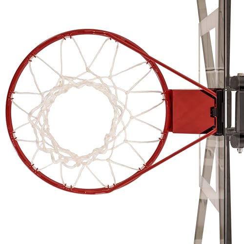 Silverback Standard Breakaway Rim with Nylon Net Compatible with Silverback and Goaliath Portable Basketball Hoops
