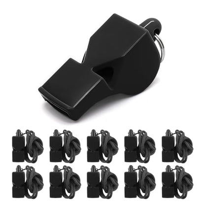 Whistles Sports Whistles with Lanyard Loud Crisp Sound Pealess Whistles for Referees Coaches and Lifeguards