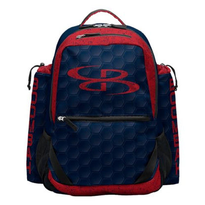 Boombah Gamer Bat Pack 3DHC - color: Navy/Red