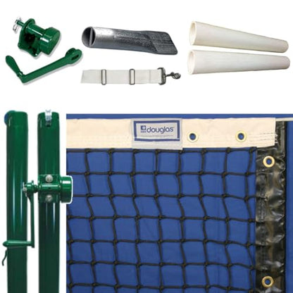 Douglas 3.0mm JTN-30 36″ x 21’9″ Pickleball & Junior Tennis Net - Optional Seasonal Court Maintenance Kit