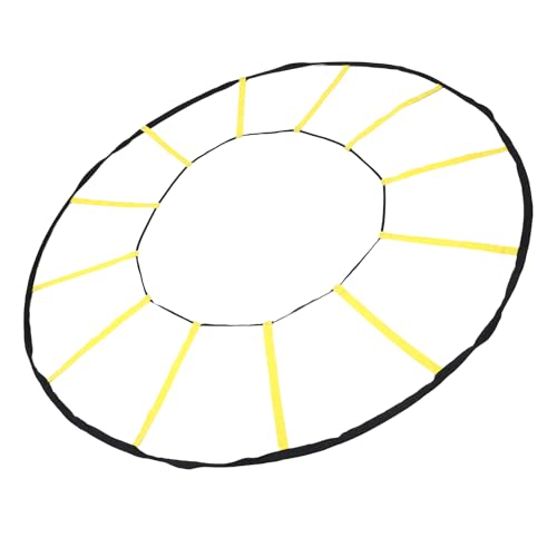 Premium Nylon Circular Training Ladder 12 Rungs Soccer Basketball Football Trainer for Athletes