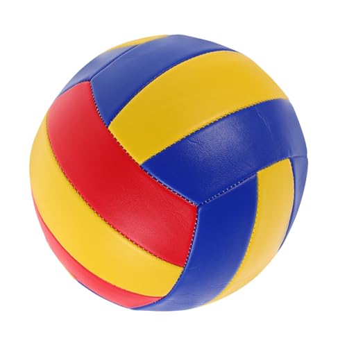 Milisten Soft Volleyball for Boys and Girls Machine Sewn Training Beach Volleyball for Beginners and Teenagers Sturdy PU Material Suitable for Indoor and Outdoor Games