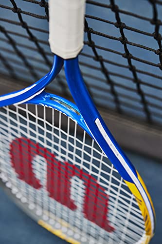 WILSON US Open Junior/Youth Recreational Tennis Rackets - color: Blue/Yellow, style: 25