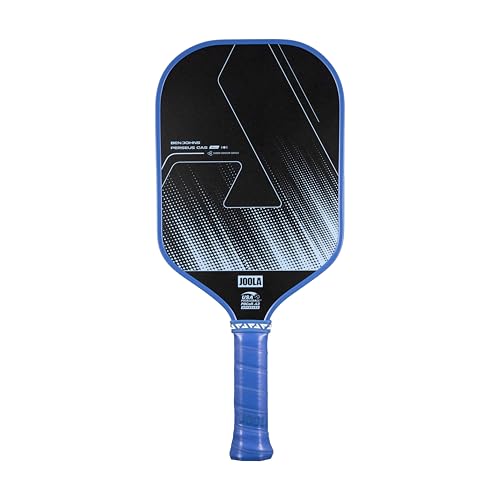 JOOLA Ben Johns CAS 16mm Carbon Fiber Pickleball Paddle - CAS Surface Tech - Control & Power Paddle - USAP Approved - Aero Curve - Feel-Tec Pure Grip - NFC Chip - color: Azure Blue, size: Perseus