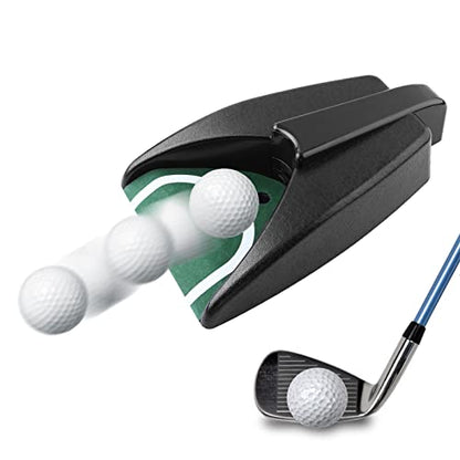 Automatic Putting Cup, Putting Training Ball Hole with Auto Return Machine Hole Auto Returning Practice for Indoor Outdoor Garden Lawn Practice