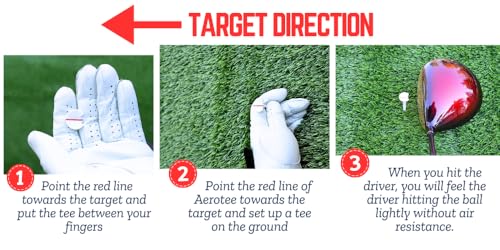 Reuseable & Unbreakable Plastic Golf Tee ‖ Reduced Friction. Perfect Strike ‖ USGA Approved & Patented in USA - color: White, size: 2 3/4"