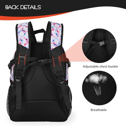 Goloni Basketball Backpack,Large Sports Bag with Ball Compartment & Shoe Compartment,Basketball Bag Fit Volleyball, soccer,Gym - color: Fireworks Display