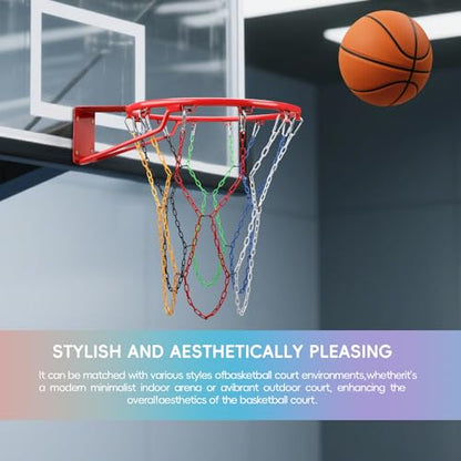 Basketball Net All Weather Anti Whip,Heavy Duty Replacement Basketball net Indoor Outdoor Standard 12 Loops Basketball Hoop