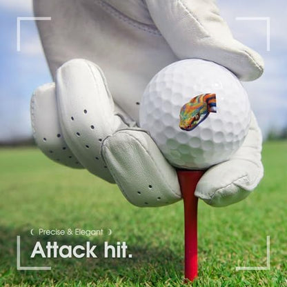 Colorful Snake Funny Practice Golf Balls Limited Flight Training Ball for Backyard Indoor Outdoor