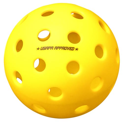Onix Fuse G2 Outdoor Pickleball Balls USA Pickleball Approved - color: Yellow, size: 6 Pack