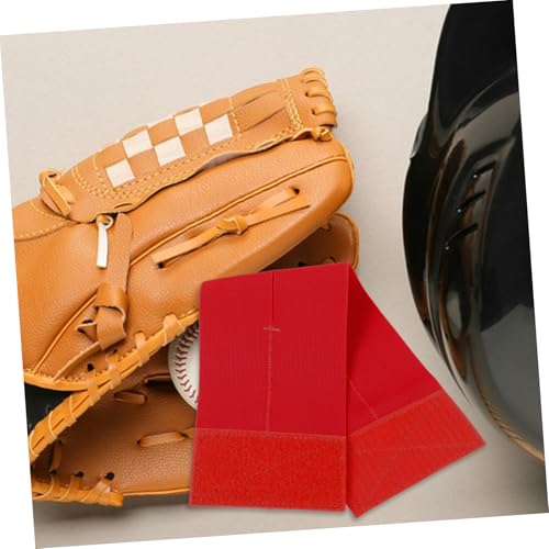 Baseball Glove Wrap Band Softball Mitt Shaper with Elastic Design for Formation Breathable Open Structure Fits All Red Color