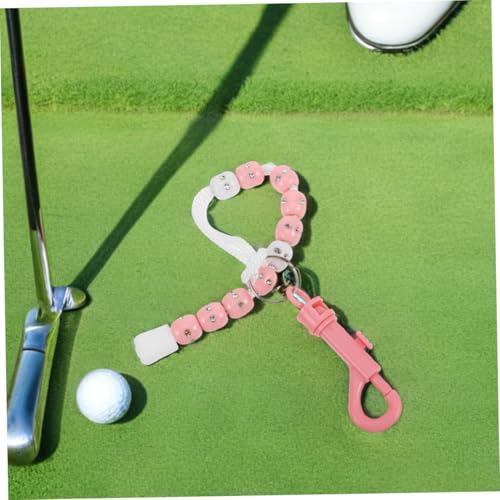 SUPVOX 1Pair Durable Golf Score Counters Beaded Stroke Trackers for Effortless Scoring Competitions and Practice Sessions Lightweight and Portable Golf Accessories