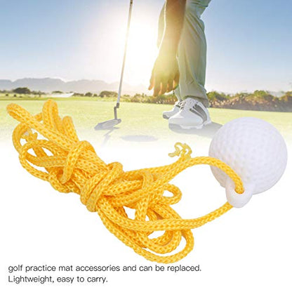 Golf Swing Practice Ball Durable Pocket Sized with String for Beginner Training ABS Material Lightweight Reusable Golf Accessories Ideal for Indoor Outdoor Use