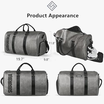 Pickleball Bag for Women Men Large Tennis Backpack for Pickleball, Tennis, Racketball, and Travel Sling Bag with Shoe Compartment and Fence Hook External Ball B-ag and Adjustable Shoulder Strap - color: Grey