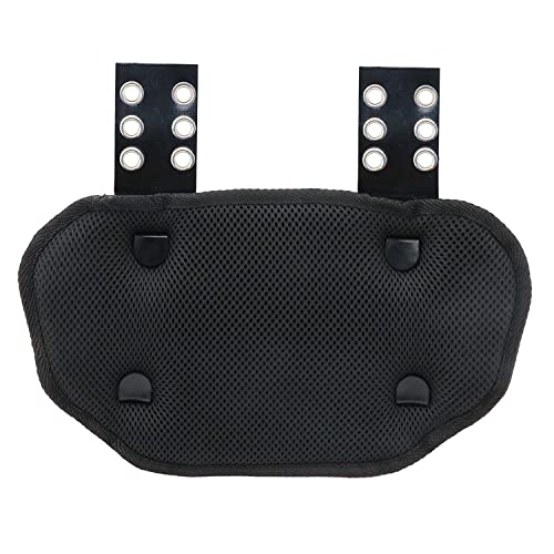 Runxrocy Football Back Plate Rear Back Protector Football Low Back Pad for Adult & Youth Players - size: Youth (Age Under 12), style: Beware of Dog