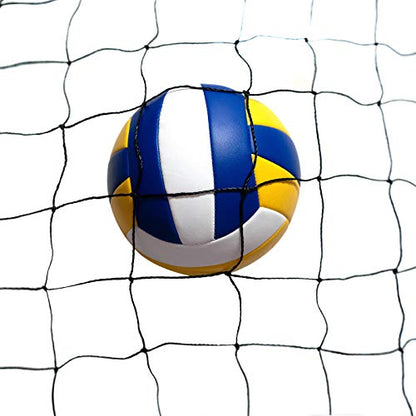 Sanung Volleyball Net with Steel Wire for Indoor and Outdoor Gardens Campus Backyard Swimming Pool Park Beach Portable Game Standard Size (32 FT x 3FT) Poles Not Included