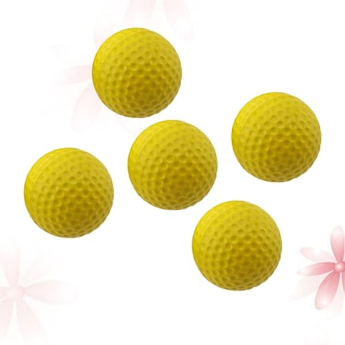 UKCOCO 5pcs Elastic Golf Balls Practice Balls Soft for Men Training Aids for Use