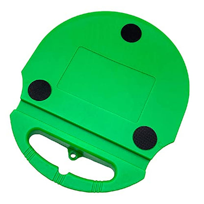 Tennis Trainer Rebound Baseboard Self Training Equipment Rebounder with 2 String Tennis Balls - color: Green