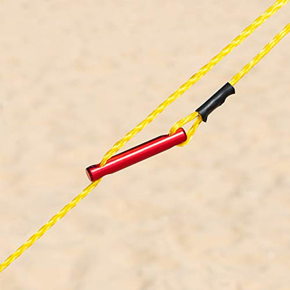 Vermont Portable Volleyball Sets [Beach or Standard] | Volleyball Training Equipment - Volleyball Posts, FIVB Nets, Guy Ropes & Carry Bag | Volleyball Net Outdoor - color: Pro Beach Set
