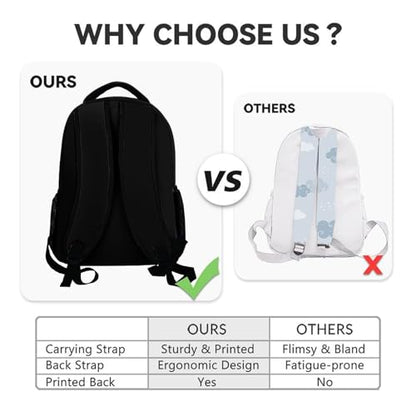 Custom Backpack for Kids - Soccer Backpacks for Boys Toddler, 17 Inch Large Capacity Soccer Lovers Schoolbag for Kindergarten Elementary - color: Black