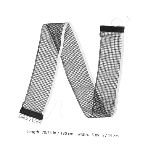 Retractable Table Tennis Net Dense Mesh for Ball Retention Easy to Store and Setup Lightweight and Portable for Indoor and Outdoor Training