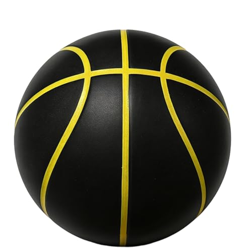 Silent Basketball Size 7 (29.5") Airless Basketball Foam Basketball – Grooved Indoor Basketball for Quiet Dribbling and Indoor Training, Pro PU Foam Ball – Quieter Basketball Gifts for Boys