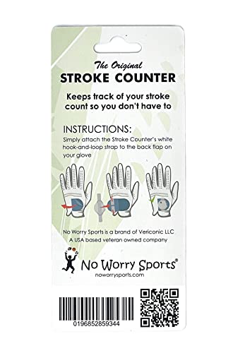 Original Stroke Counter with Universal Golf Glove Fastener