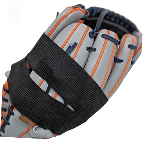 4pcs Baseball Glove Lacing Kit Glove Wrap for Baseball Softball Elastic and Reusable Polyester Sticky Closure