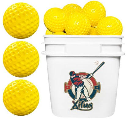 13-Pack 12 Inch Green Foam Softballs, 80MPH for Pitching Machine Training, Lightweight Practice Softballs for Batting Fielding All Ages