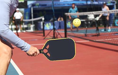 PICKLETECH Pickleball Paddle Protection Tape - Paddle Head Edge Guard - Racket Edge Protection Tape -Fit Perfectly Curved Edge -No Wrinkling - color: Yellow, size: Width 20mm