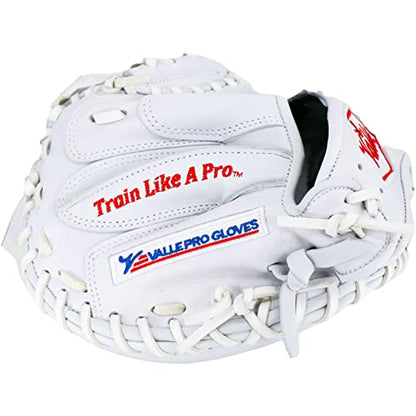 Valle Pro 32WT Kip Leather Weighted 32” Baseball Catcher’s Training Mitt