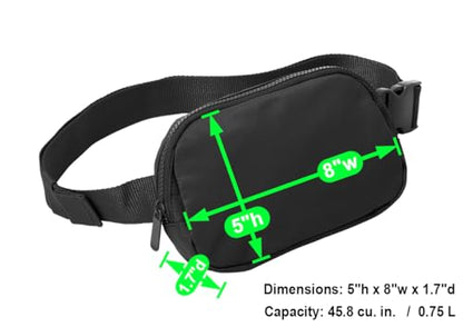 Tactical Gear bag Heavy Duty Duffel Gym bag/Tactical Backpack Custom Embroidered with your own text (Waist Bag - Black) - color: Waist Bag - Black