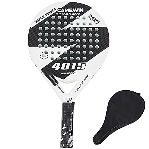 Zonster Racket Beach Tennis Carbon Glass Fiber Men Women Beach Sport Tennis Paddle Racket Professional Beach Racket with Cover Bag