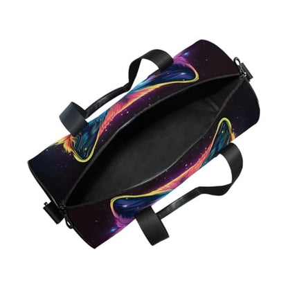 Sports Gym Travel Duffle Bag Wolf Luggage for Men and Women - color: Wolf