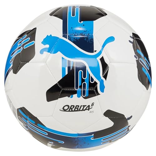 Puma Orbita 6 Machine Stitch Soccer Ball - color: PUMA White-Ignite Blue SS25, size: 3
