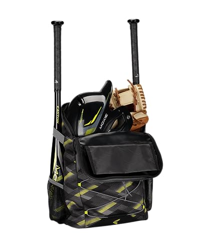 Easton | MOXIE Backpack Equipment Bag | Baseball / Softball | T-Ball / Rec / Travel | Multiple Styles - color: Black