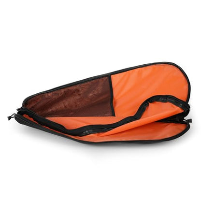 Tennis Bag Lightweight and Padded Tennis Rackets Cover with Adjustable Shoulder Strap - color: Dark Charcoal, size: 28"x11.5"