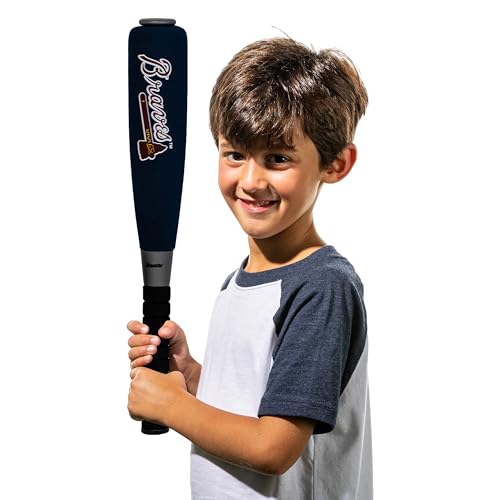 Franklin Sports MLB Jumbo Foam Baseball Bat + Ball Sets - Kids Oversize Foam Baseball Bats + Soft Baseballs - Indoor + Outdoor Youth Baseball Toy - MLB Team Baseball Bat + Ball Sets